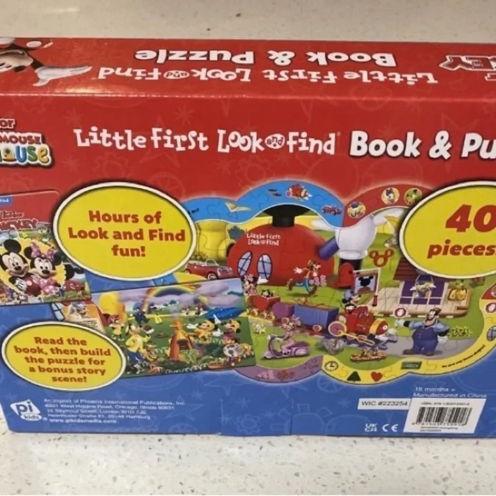 Disney Junior Mickey Mouse Clubhouse: Little First Look and Find Book an… - Picture 1 of 7